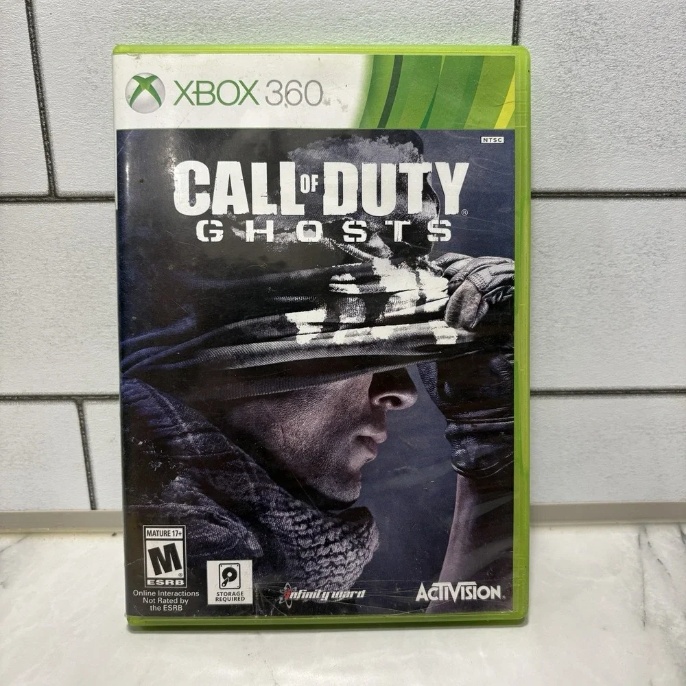 Call of Duty Ghosts Xbox 360 2 Disc Free Fall Bonus Map Tested Working No Manual
